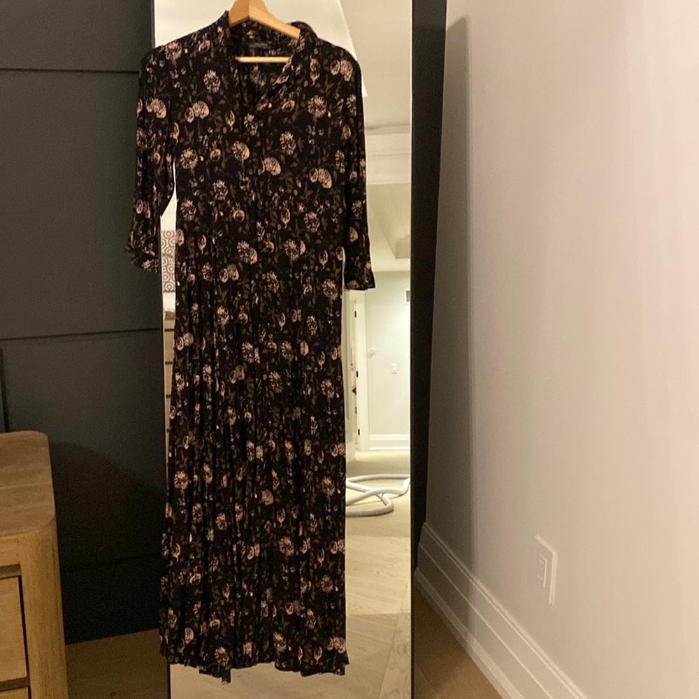 Zara women maxi dress